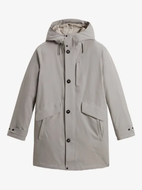 Woolrich hooded raincoat