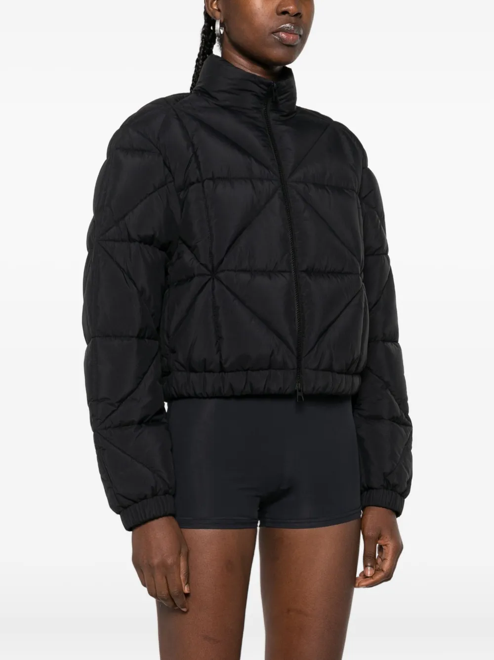 Moncler Nylon jack Zwart