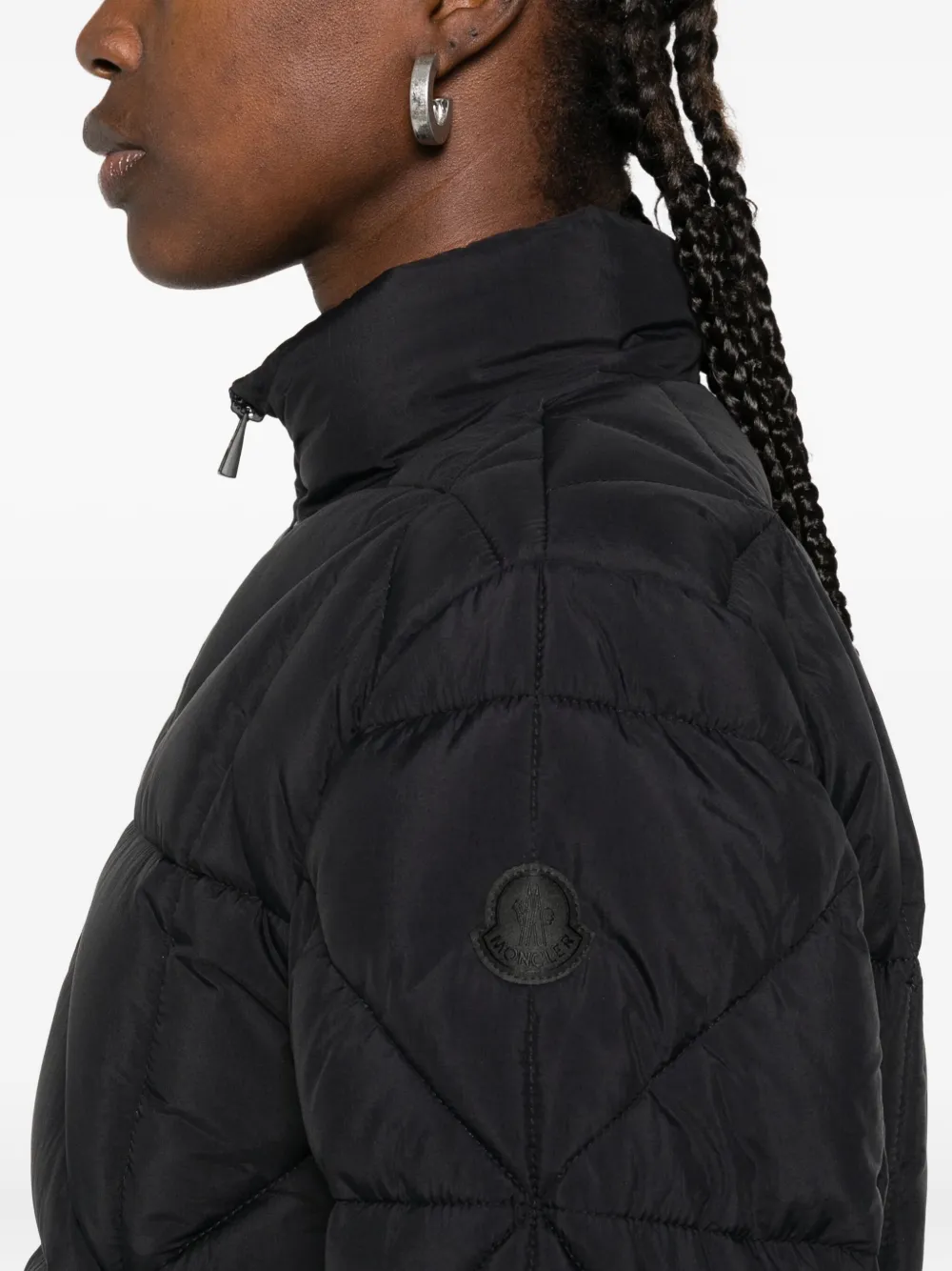 Moncler Nylon jack Zwart