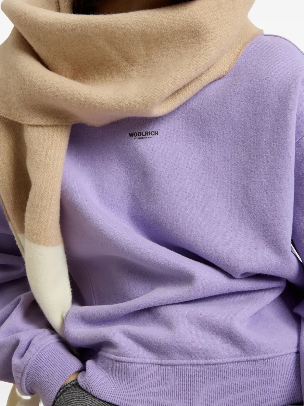 Woolrich Sweater met ronde hals Paars