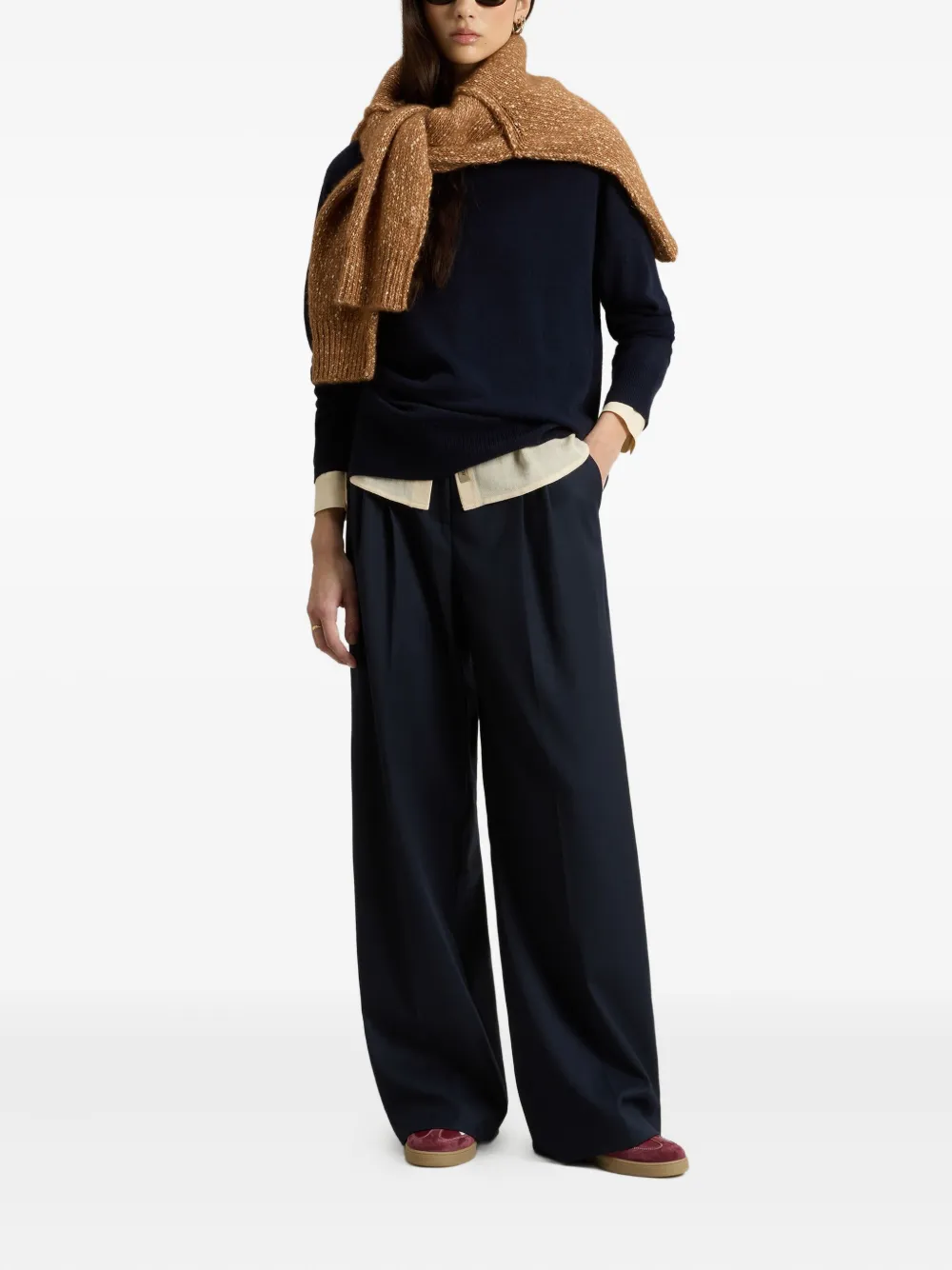Woolrich Trui met ronde hals Zwart