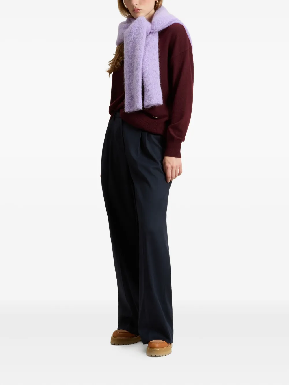 Woolrich Trui met ronde hals Rood