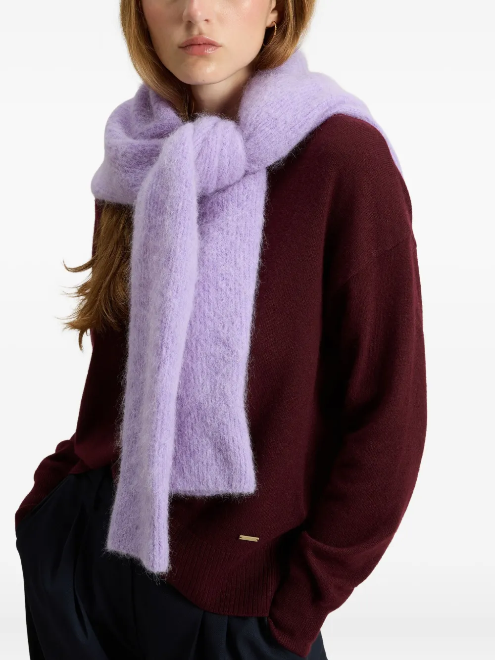 Woolrich Trui met ronde hals Rood