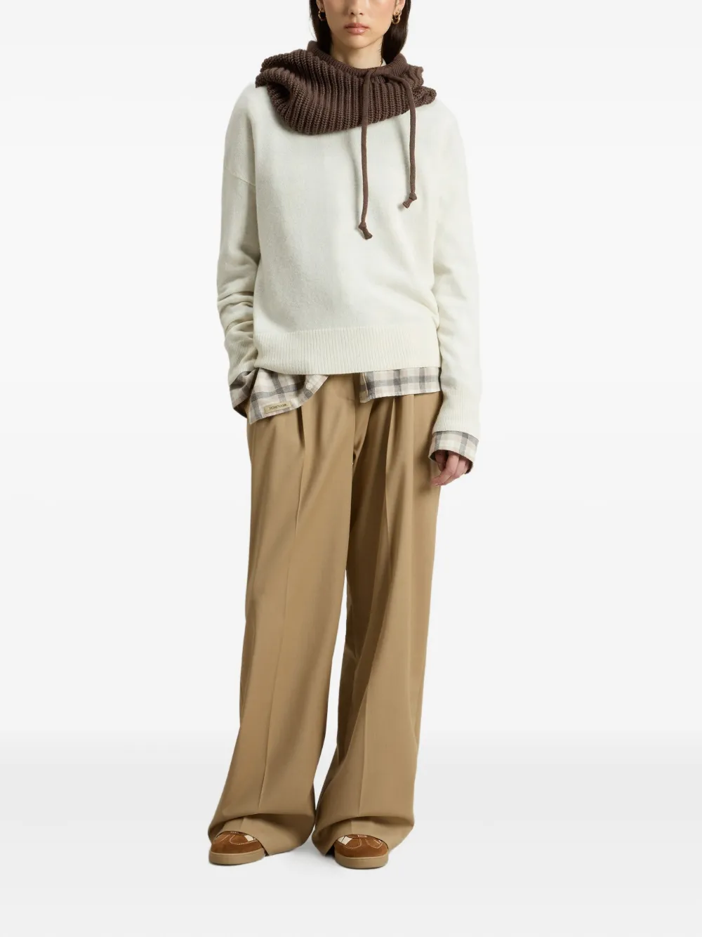 Woolrich Trui met ronde hals Beige