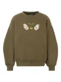 Barrow kids pearl-embellished sweatshirt - Green
