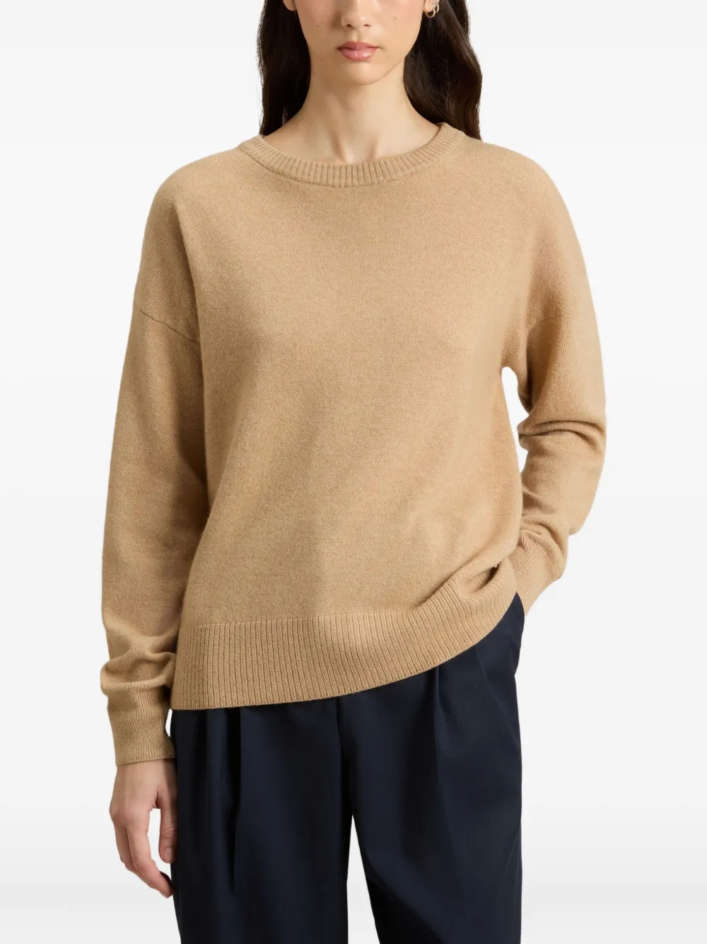 Woolrich Trui met ronde hals Beige