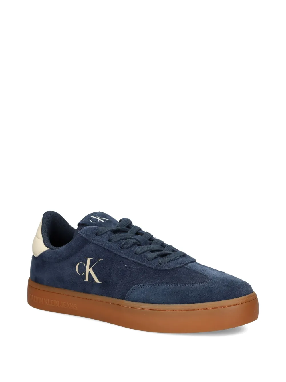 Calvin Klein Jeans suede lace-up sneakers Blue
