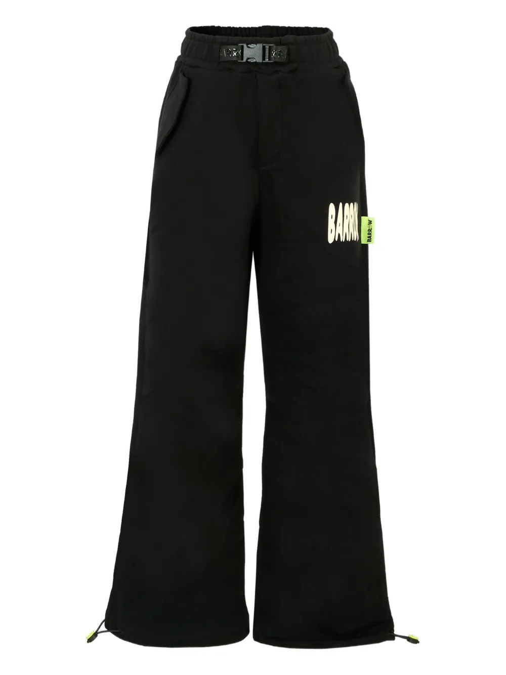 Barrow kids drawstring-cuff trousers Zwart