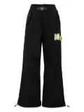 Barrow kids drawstring-cuff trousers - Black