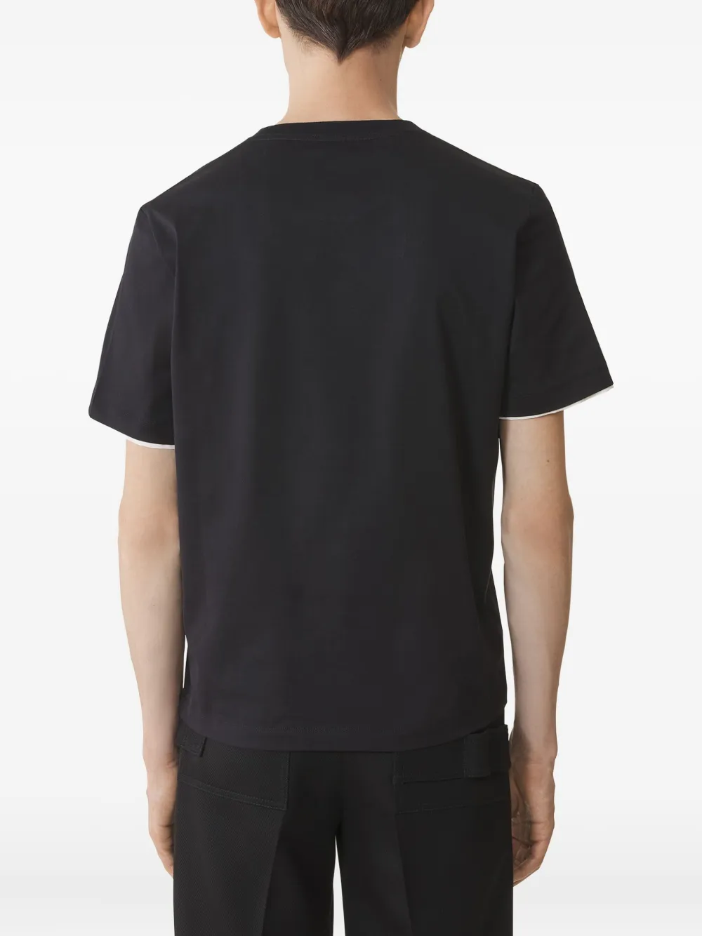 Lanvin Gelaagd T-shirt Zwart