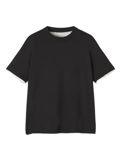 Lanvin double-layered cotton T-shirt