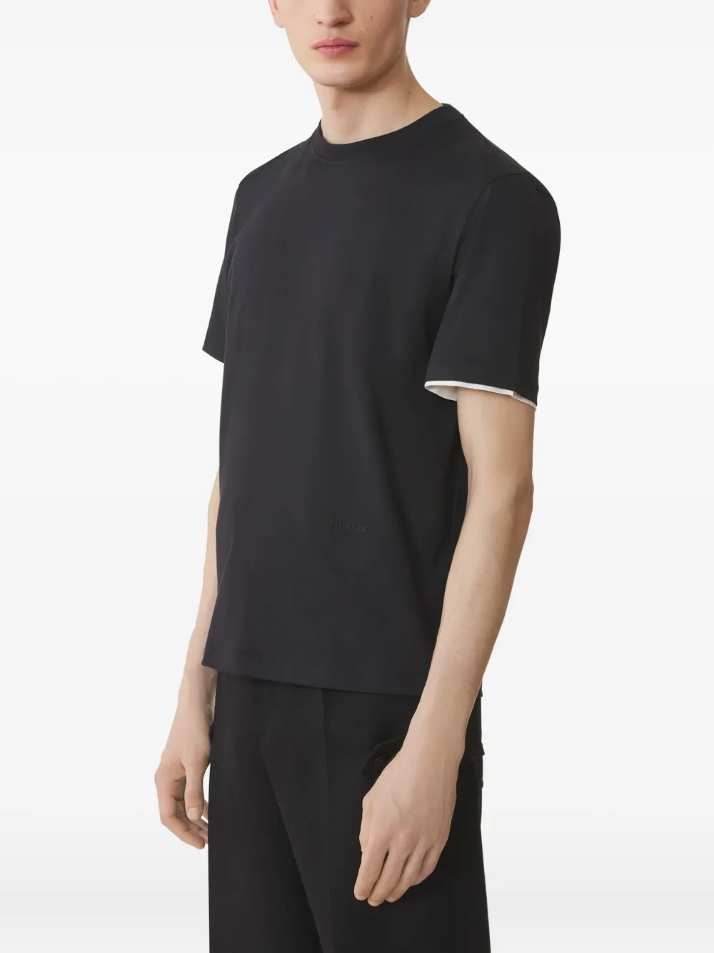 Lanvin Gelaagd T-shirt Zwart