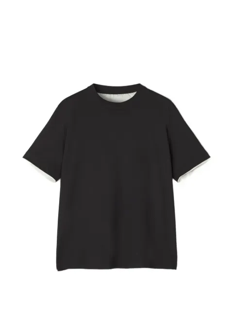 Lanvin double-layered cotton T-shirt