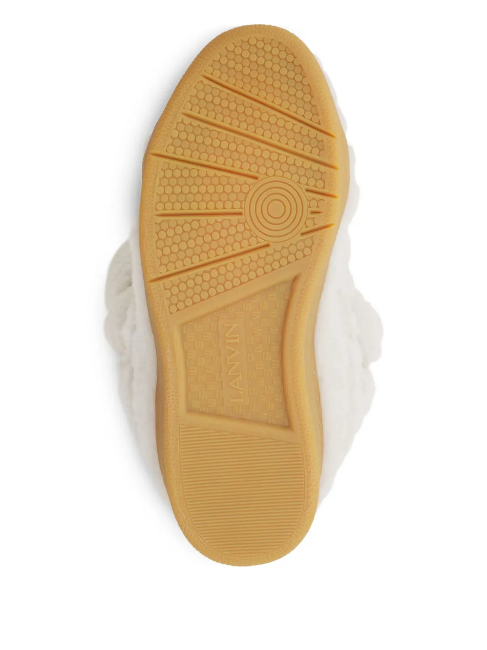 Lanvin Curb lammy sneakers Wit