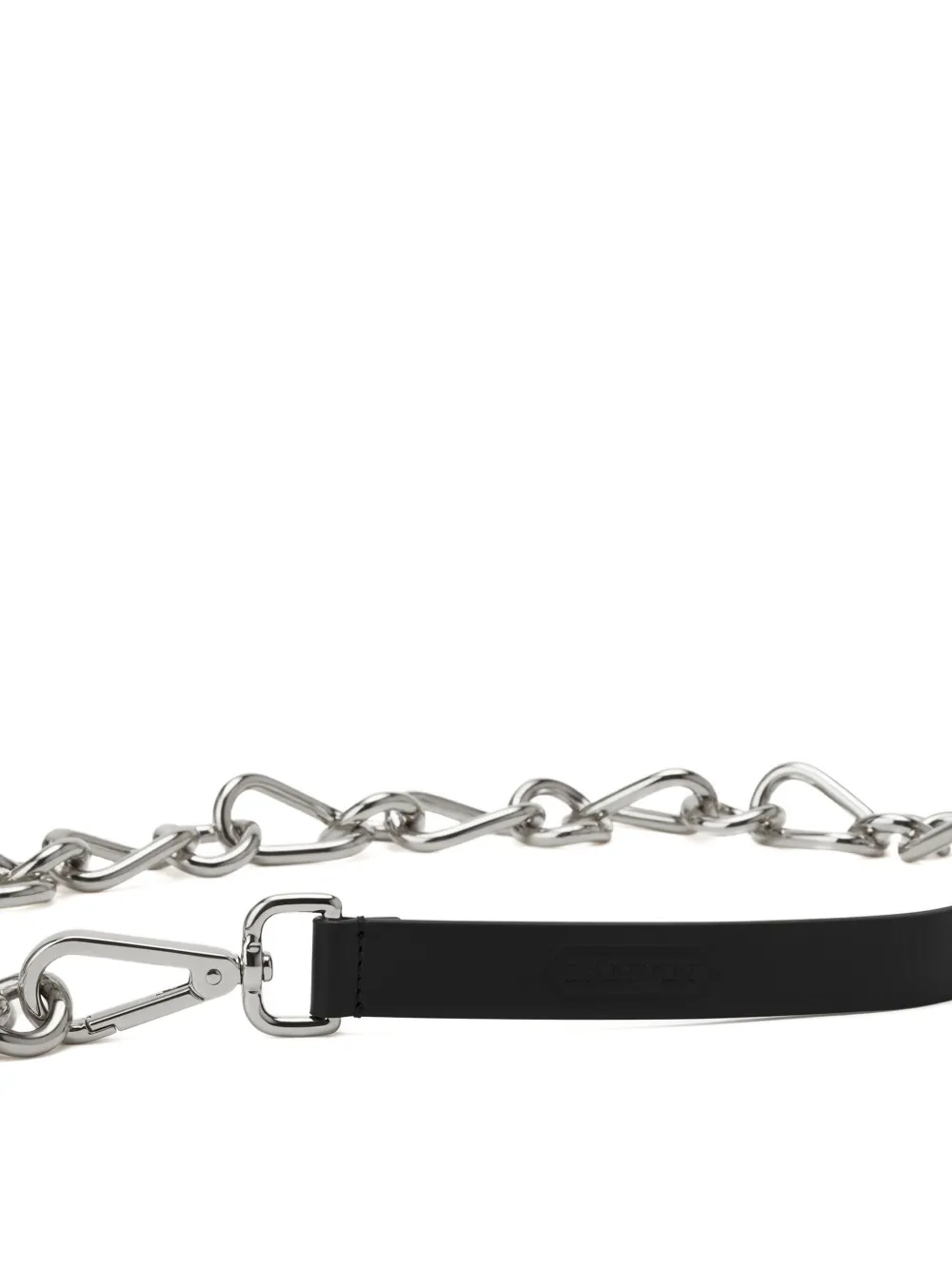 Lanvin Leren riem - Zilver