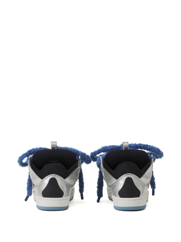 Lanvin Curb Sneakers | Silver | FARFETCH RO