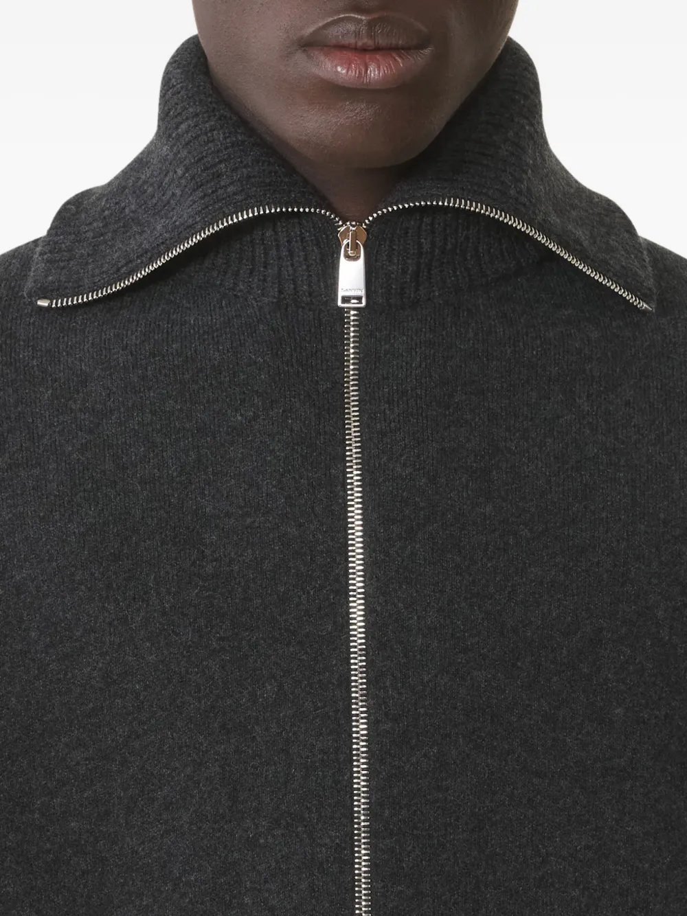 Lanvin Vest met rits Grijs