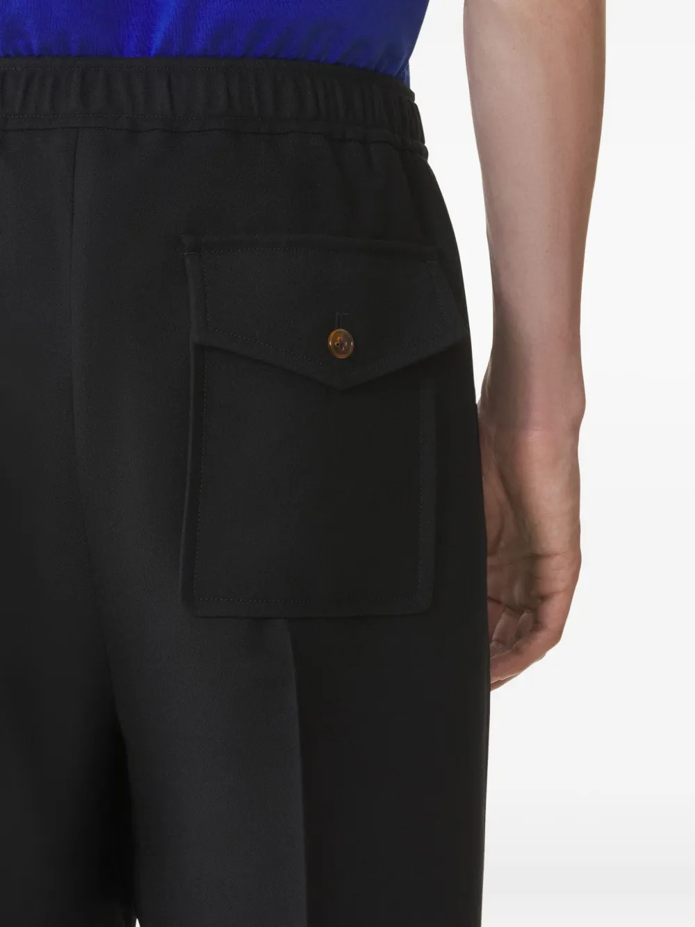 Lanvin Broek met trekkoord Zwart