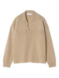 Lanvin patch-pocket sweater - Neutrals