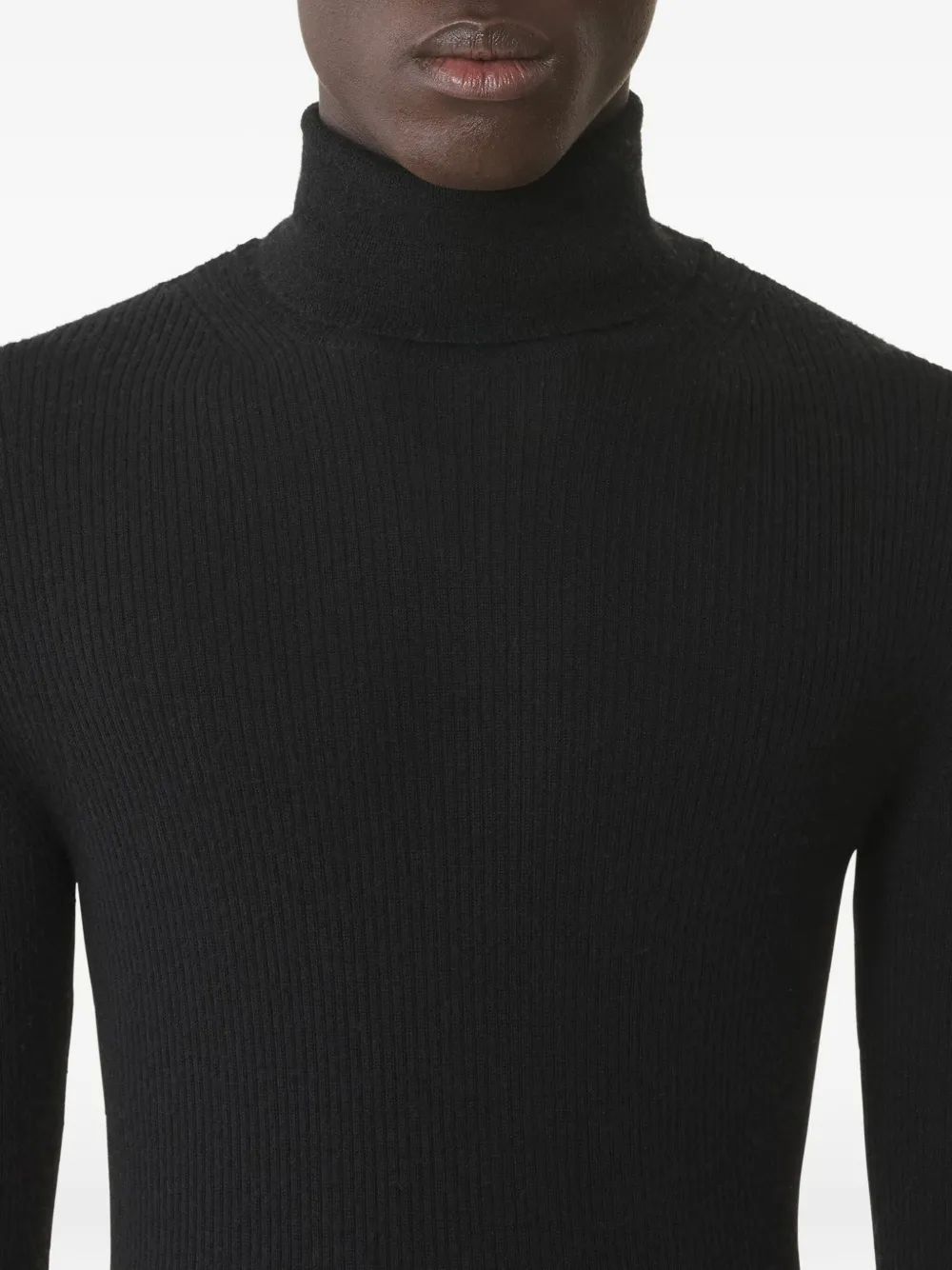 Lanvin Geribbelde coltrui Zwart