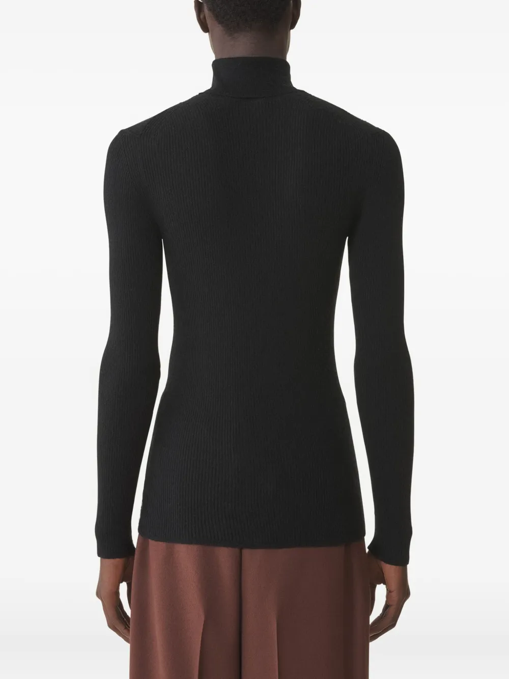 Lanvin Geribbelde coltrui Zwart