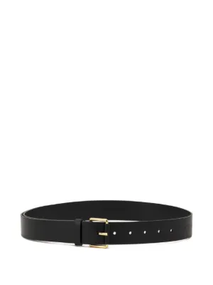 Givenchy gold-buckle Leather Belt | Black | FARFETCH RO