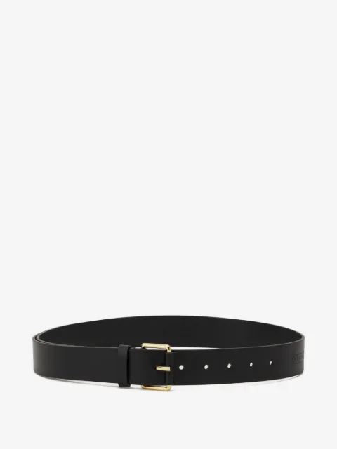 Lanvin leather buckle belt