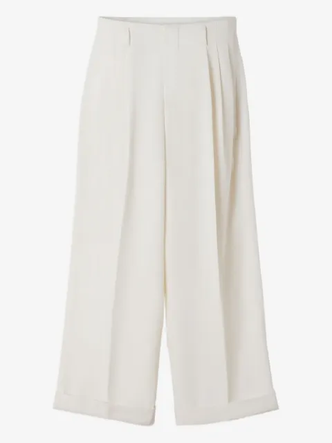 Lanvin بنطال مزين بكسرات