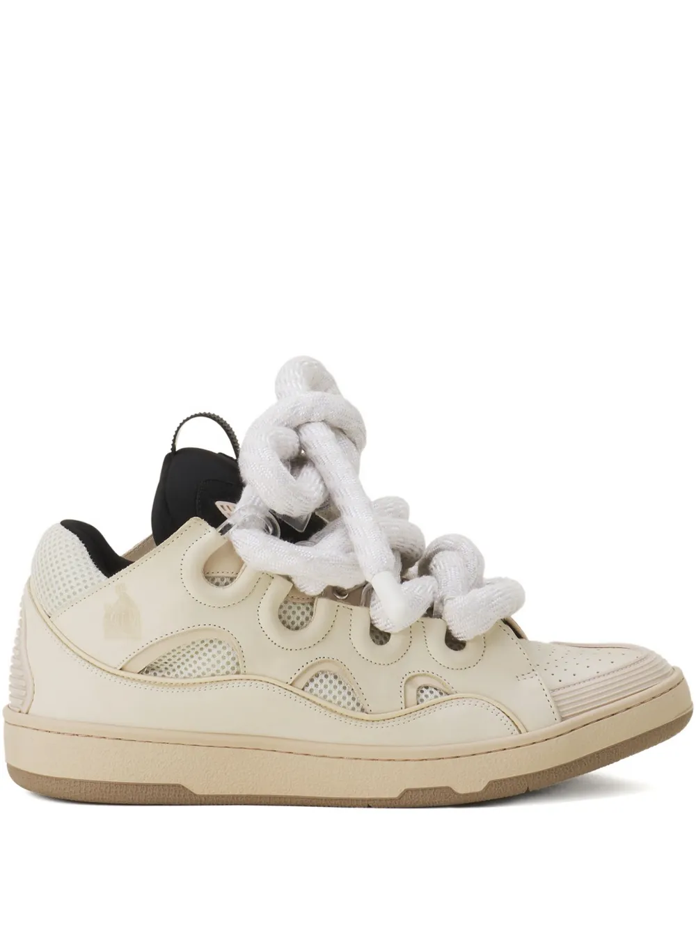 Lanvin Curb perforated sneakers | Neutrals | Image 1