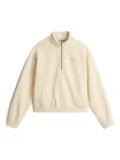 Woolrich mock-neck zip-up sweatshirt - Neutrals