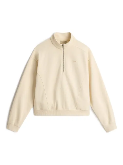 Woolrich mock-neck zip-up sweatshirt