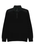 Paul & Shark high-neck wool half-zip sweater - Black