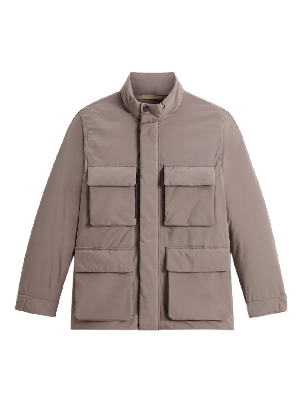 Woolrich cargo-pocket padded jacket Bruin
