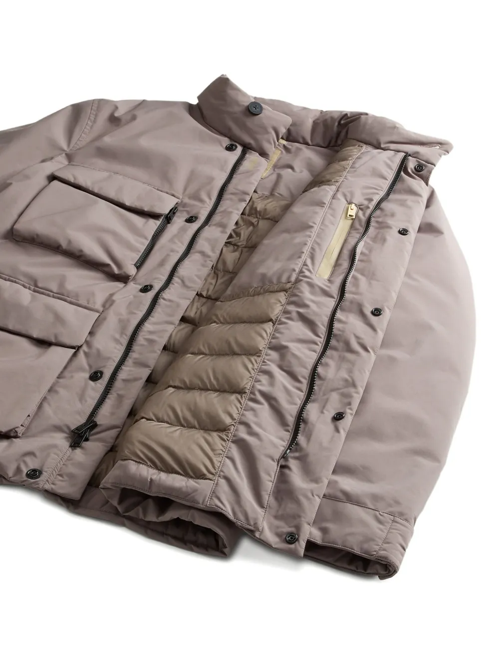 Woolrich Jack met cargozak Bruin