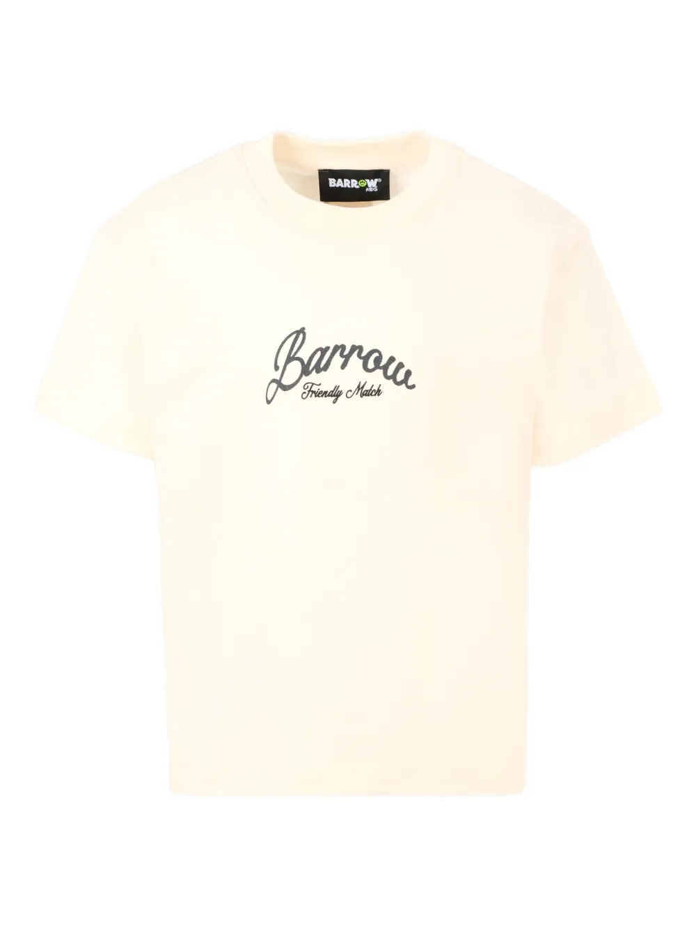 Barrow kids bear-print cotton T-shirt Wit