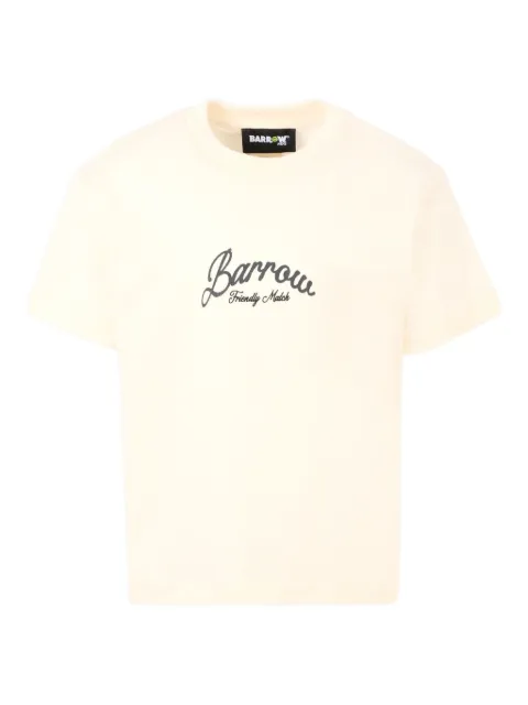 Barrow kids bear-print cotton T-shirt