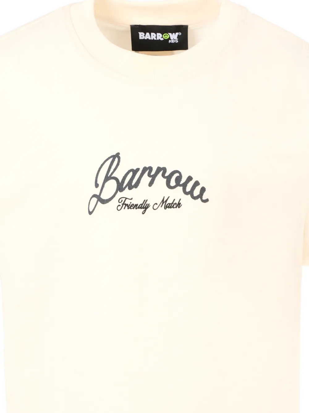 Barrow kids T-shirt met beerprint Wit