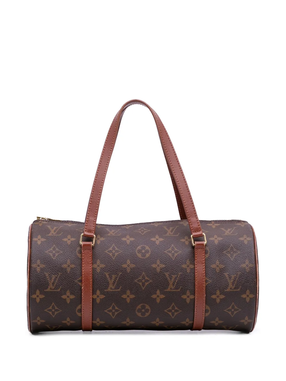 Pre-owned Louis Vuitton 2000 Monogram Papillon 30 Handbag In Brown