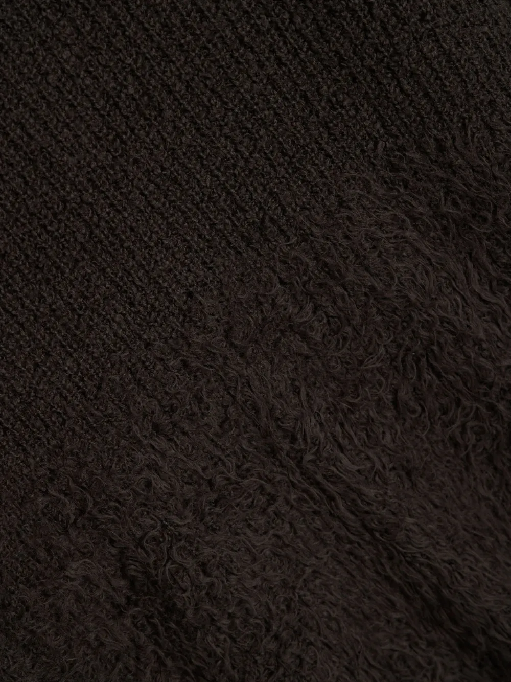 Yohji Yamamoto 7g1p Gradation Round-neck Sweater In Brown