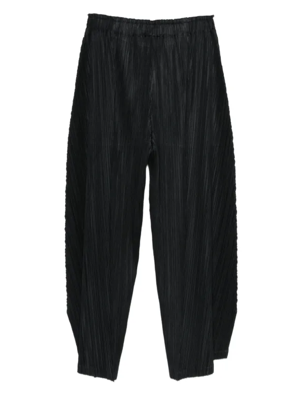 Pleats Please Issey Miyake プリーツ パンツ | ブラック | FARFETCH JP