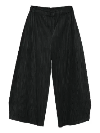 Pleats Please Issey Miyake プリーツ パンツ | ブラック | FARFETCH JP