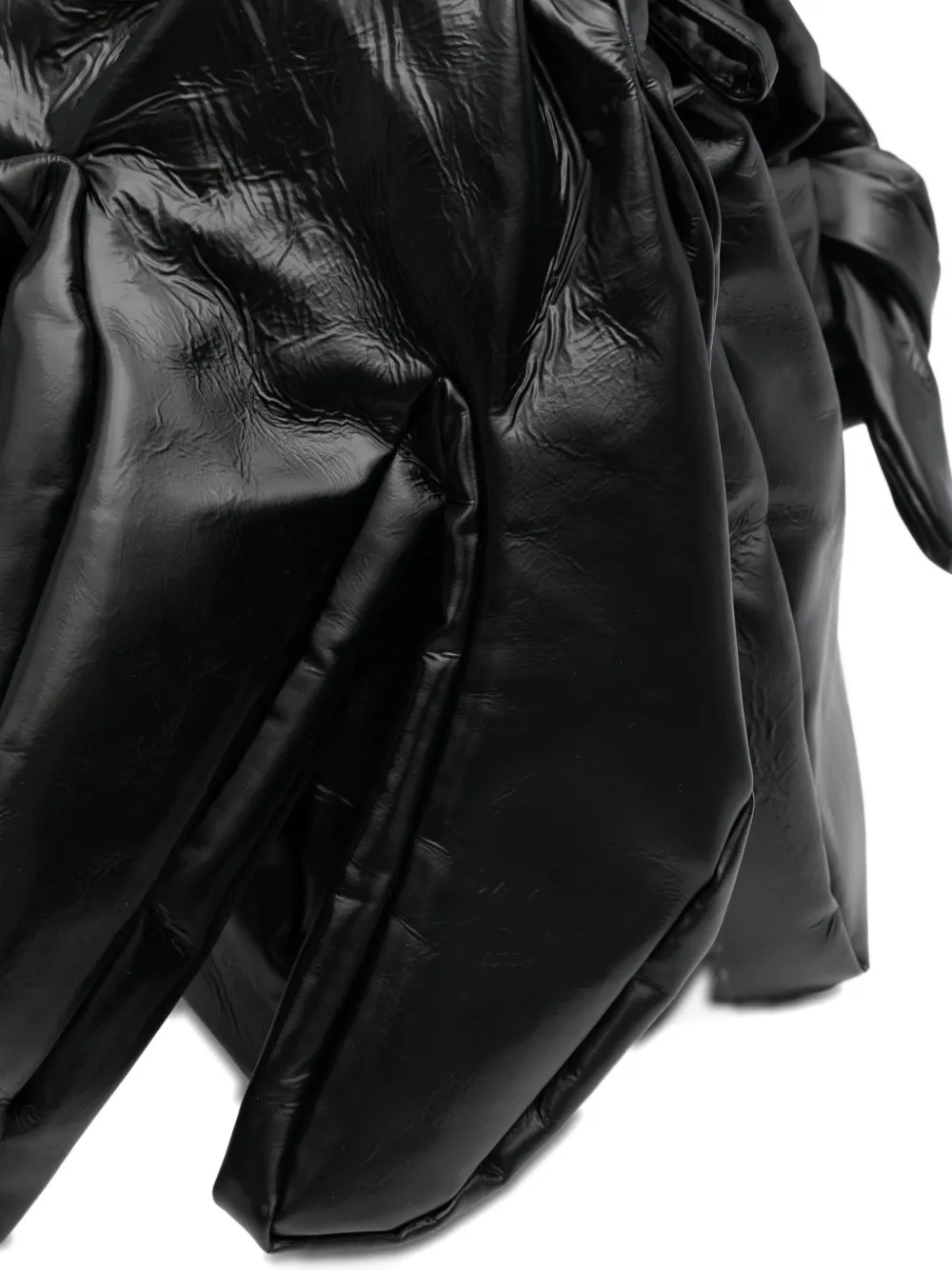 Rundholz Knotted-handle Tote Bag In Black