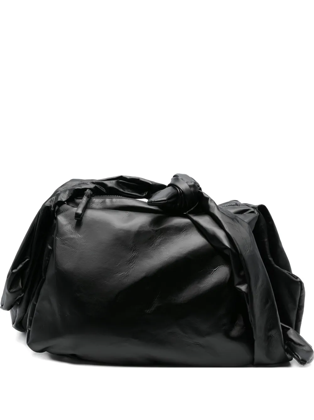 knotted-handle tote bag