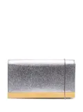 Saint Laurent Pre-Owned 2015 Metallic Leather crossbody bag - Silver