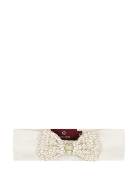 Aigner Kids bow logo headband