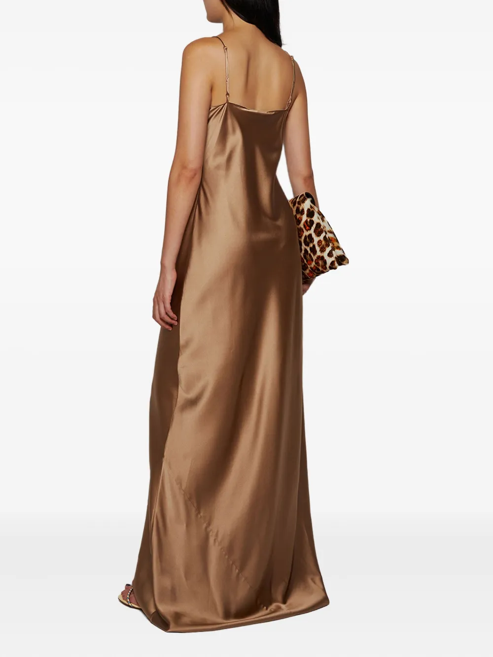Éterne Slip Maxi Dress In Neutral