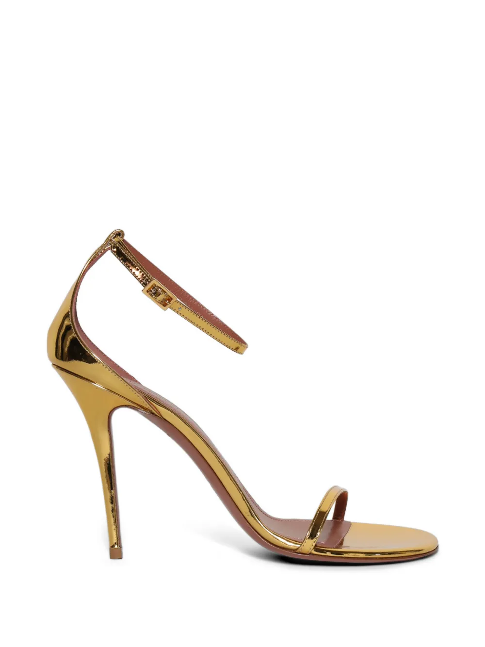 Amina Muaddi Barbara buckle sandal - Oro