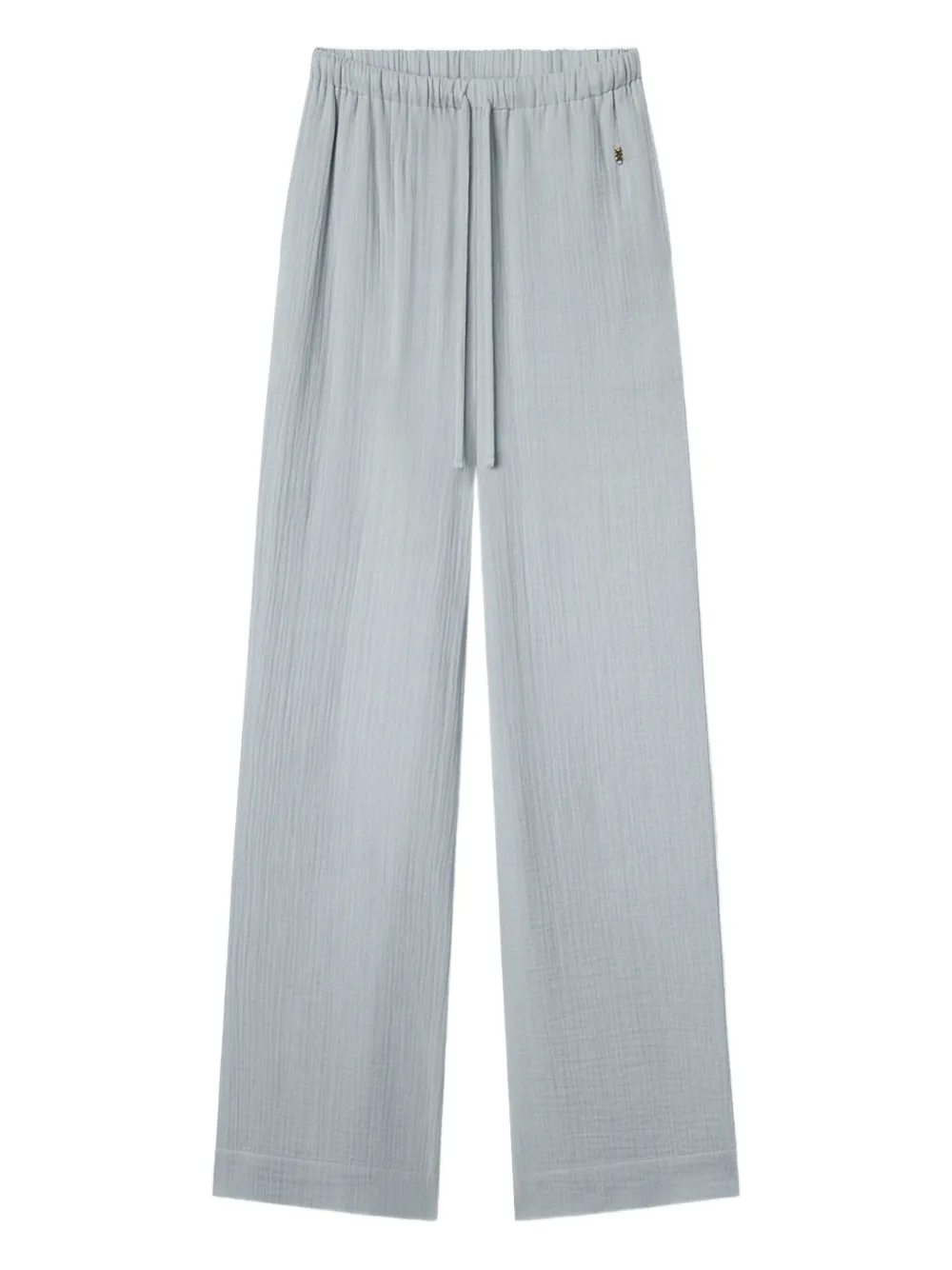 Éterne Drawstring Wide-leg Trousers In Blue
