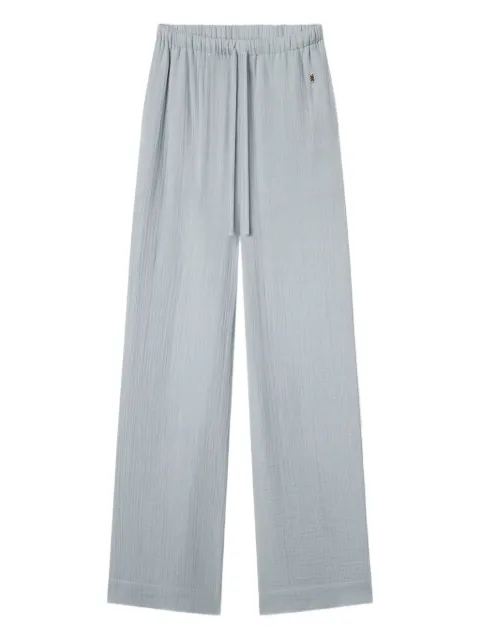 ETERNE drawstring wide-leg trousers