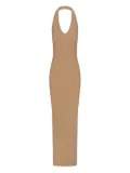 ETERNE halter maxi dress - Neutrals